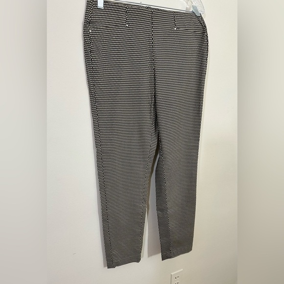 Rafaella sz 8 pant straight leg, pull on Diamond shape design mini print - Picture 10 of 15